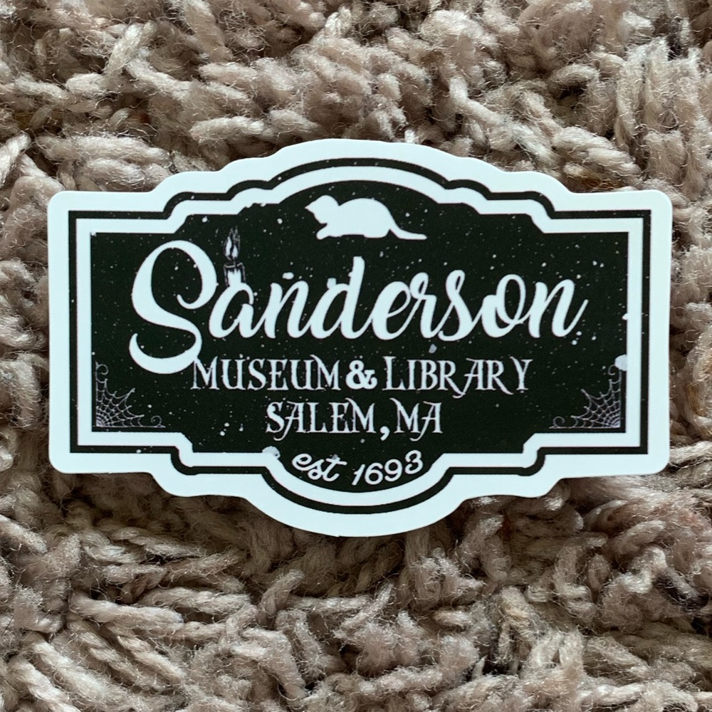 6/$12 Hocus Pocus Vinyl Sticker Matte